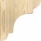 Ekena Millwork New Brighton Rough Sawn Corbel, Douglas Fir, 6"W x 10"D x 10"H COR06X10X10NEB00RDF - alternate 2